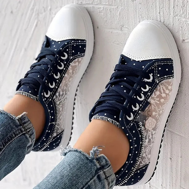 Amy | Baskets Élégantes en Dentelle