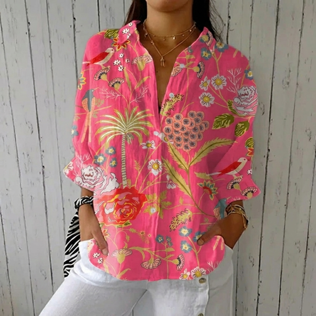 Floriana™ | Blouse Floraison Tropicale