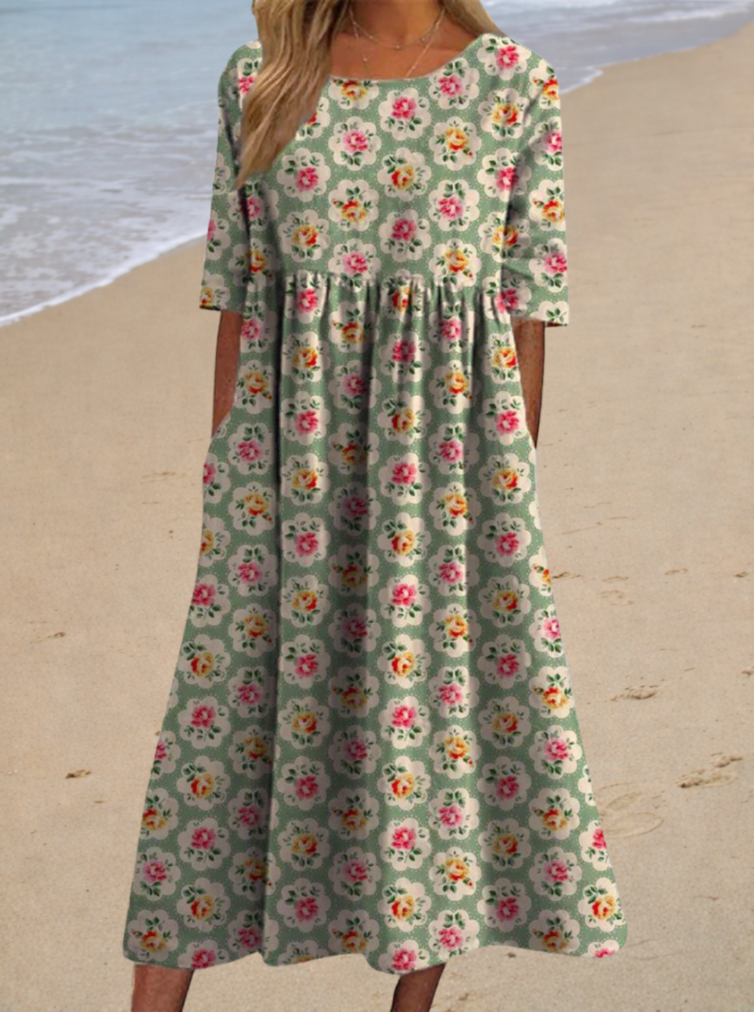 Margaret | Relaxed Printed Maxi Dress