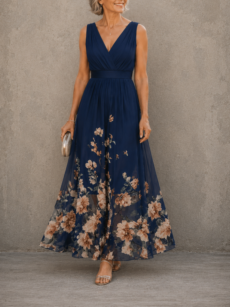 Sophia™ | Floral Elegance Maxi Dress