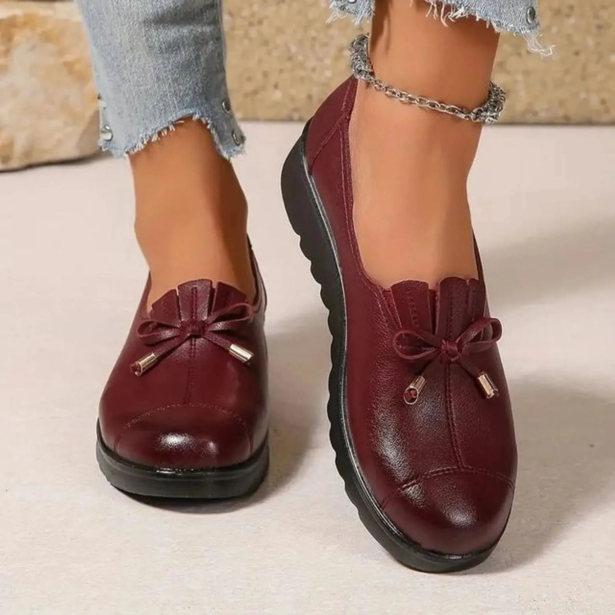 Solange | Mocassin Confort à Nœud