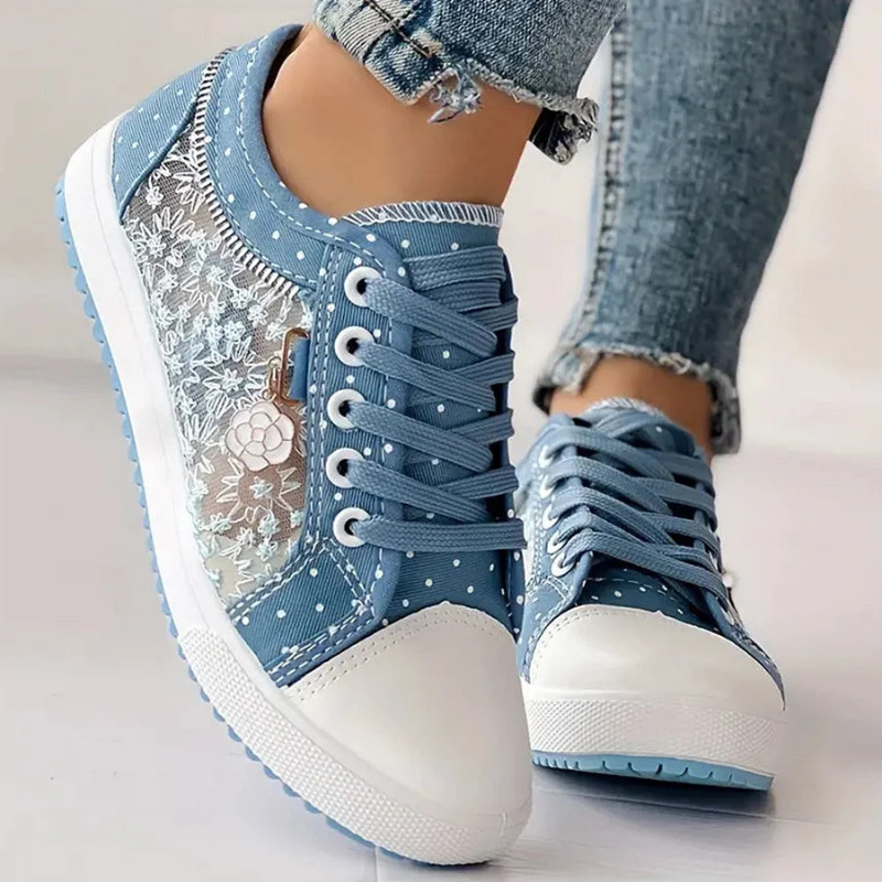 Amy | Baskets Élégantes en Dentelle