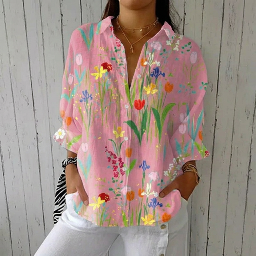 Fiona™ | Blouse Jardin de Printemps