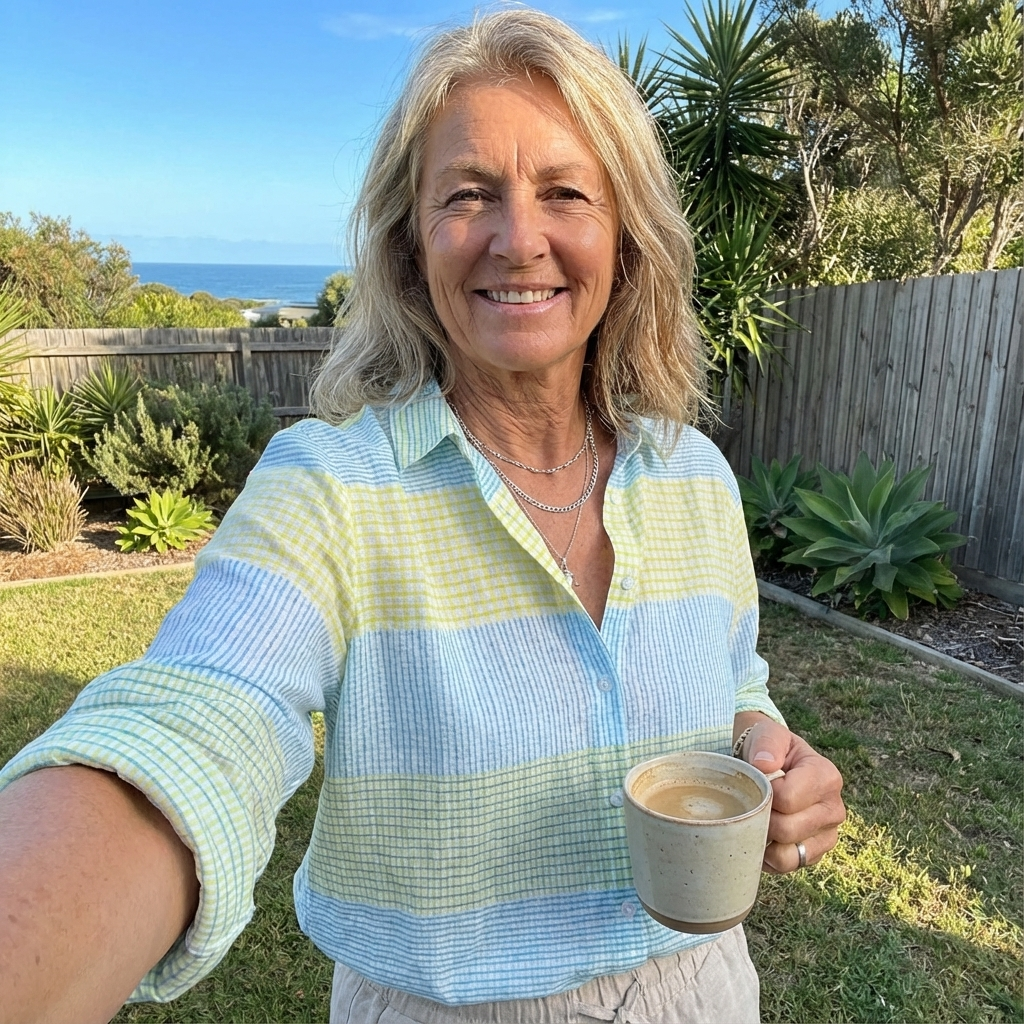 Filippa™ | Blouse Grille Pastel