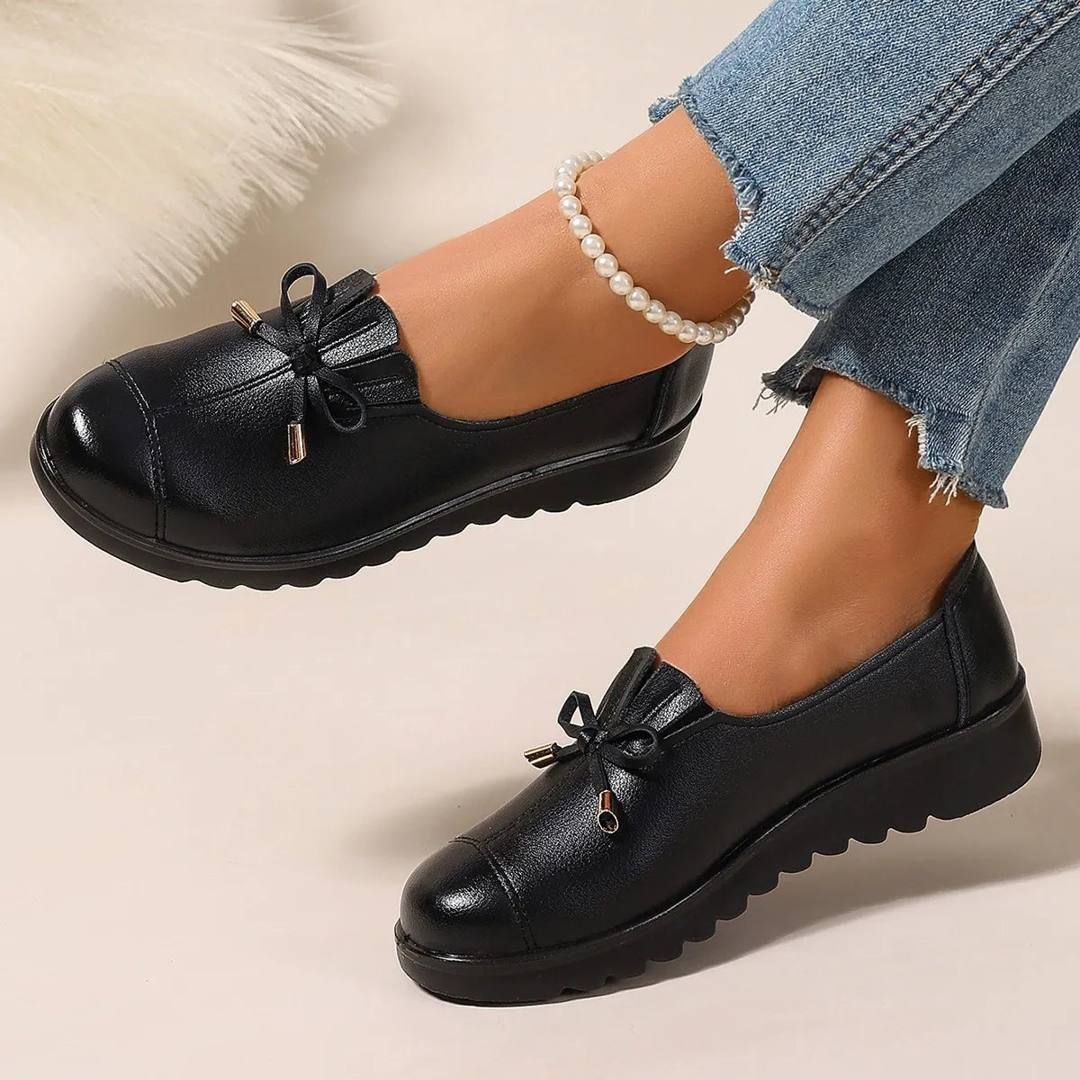 Solange | Mocassin Confort à Nœud