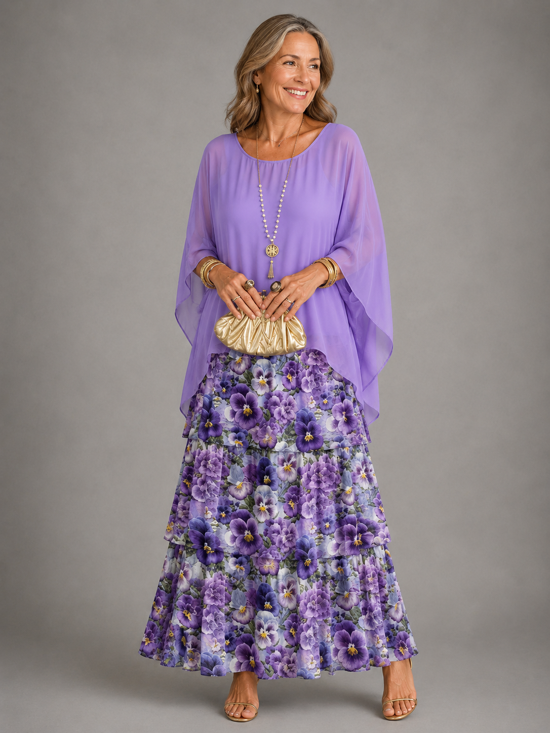 Lily | Elegant Flowing Maxi Dress