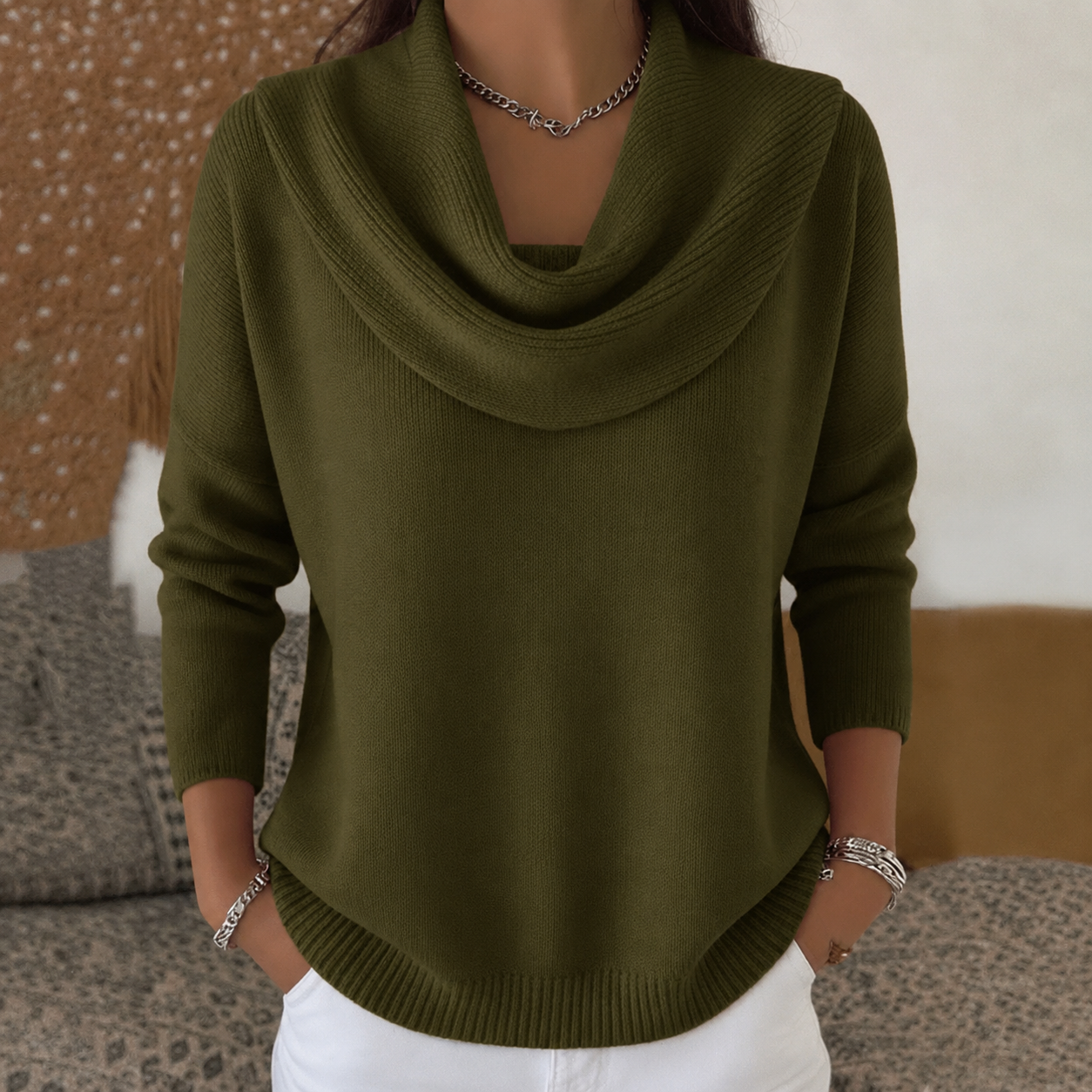 Victoire | Pull Col Bénitier en Maille
