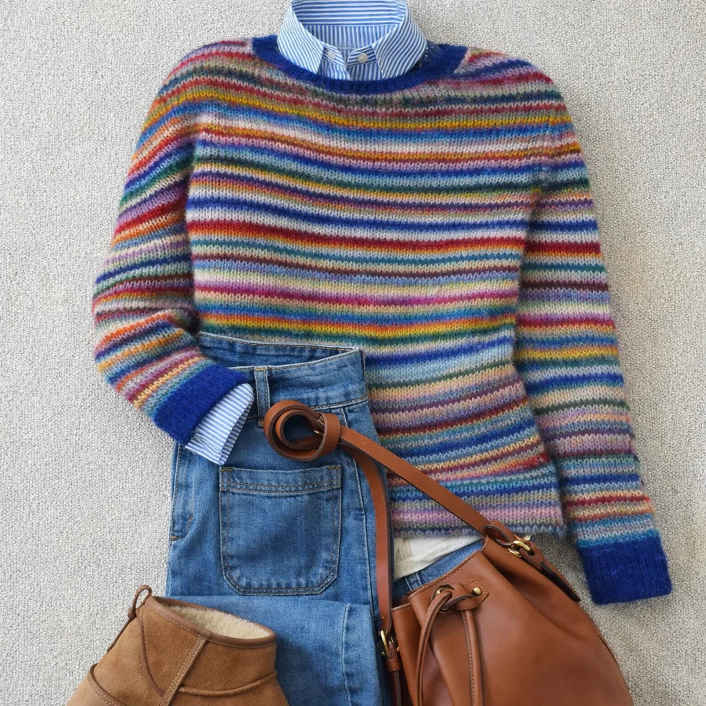 Mathilde | Pull en Maille Douce Motif Nordique