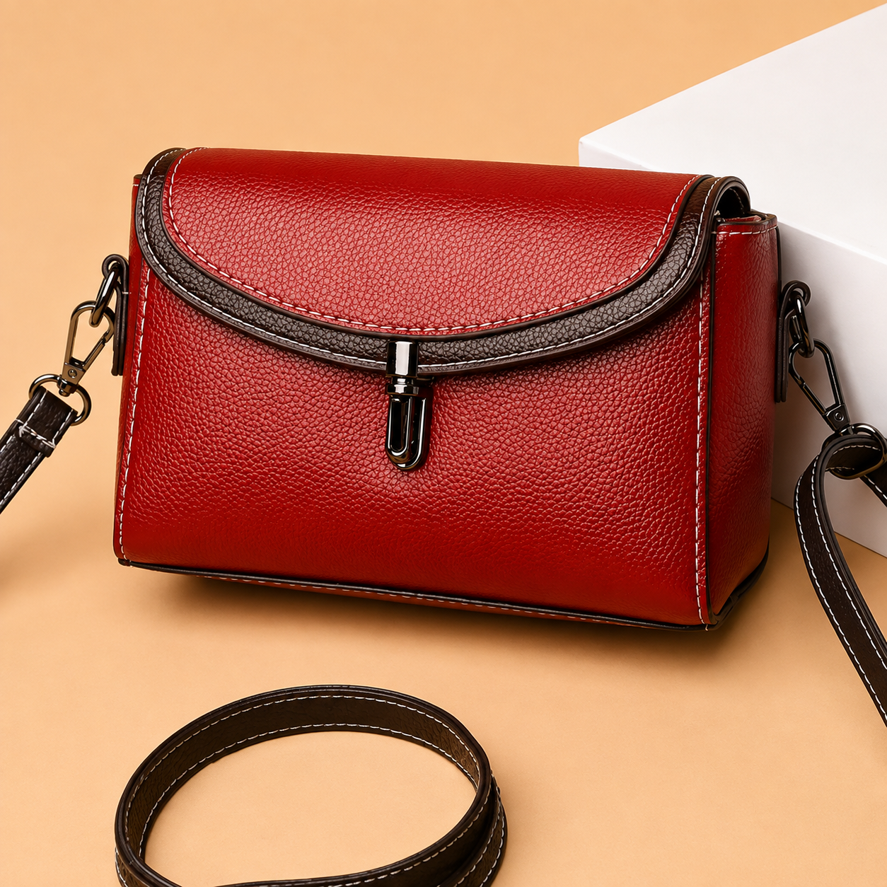 Herminie | Sac Bandoulière en Cuir