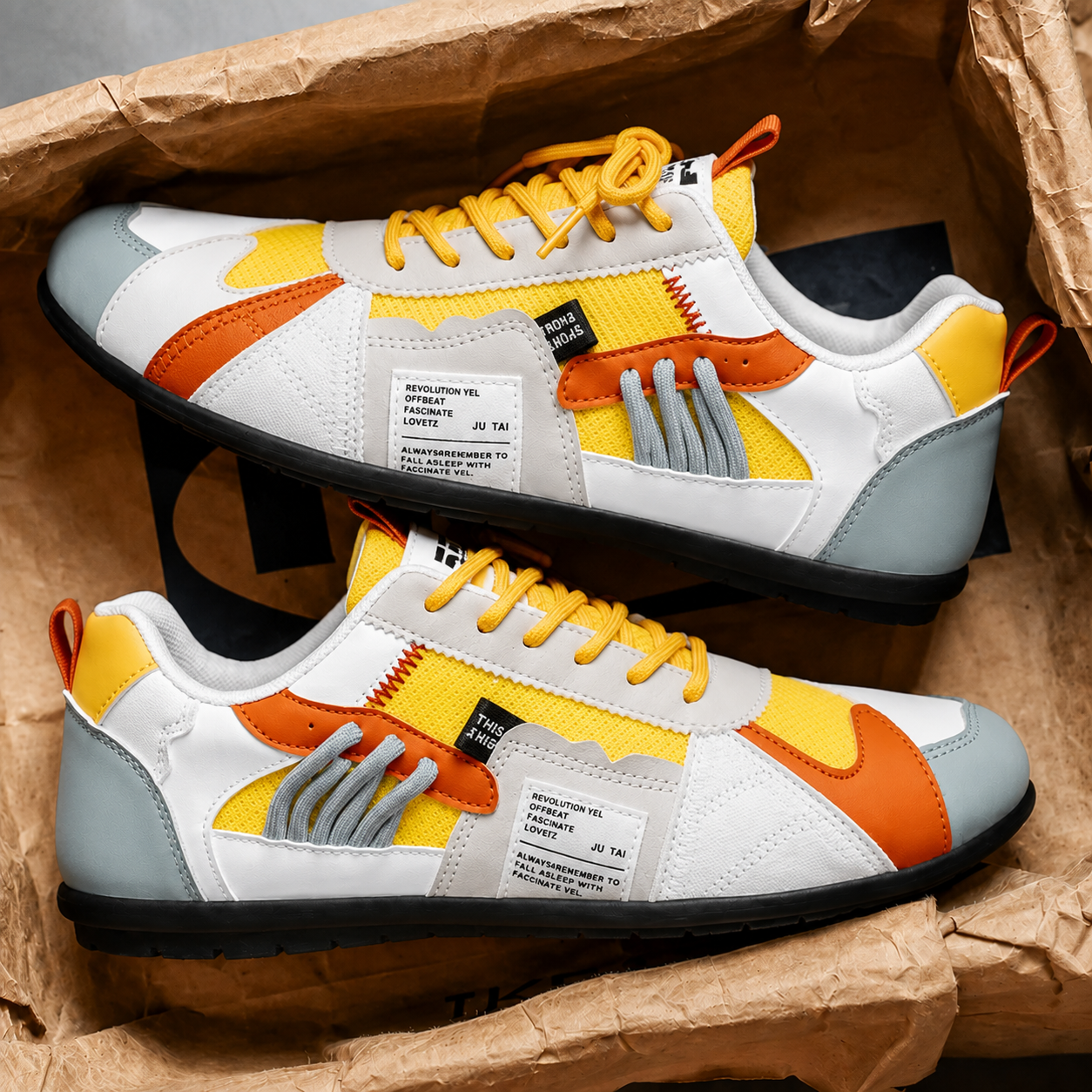 Giovanni | Retro Colour-Block Sneakers