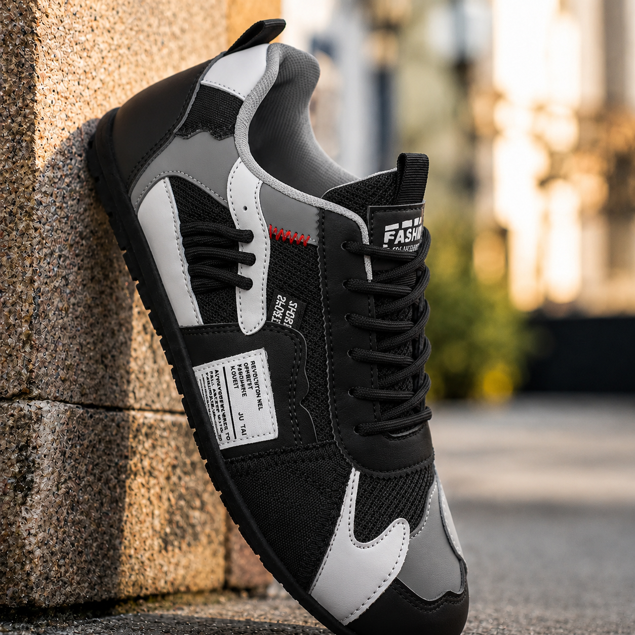 Giovanni | Retro Colour-Block Sneakers