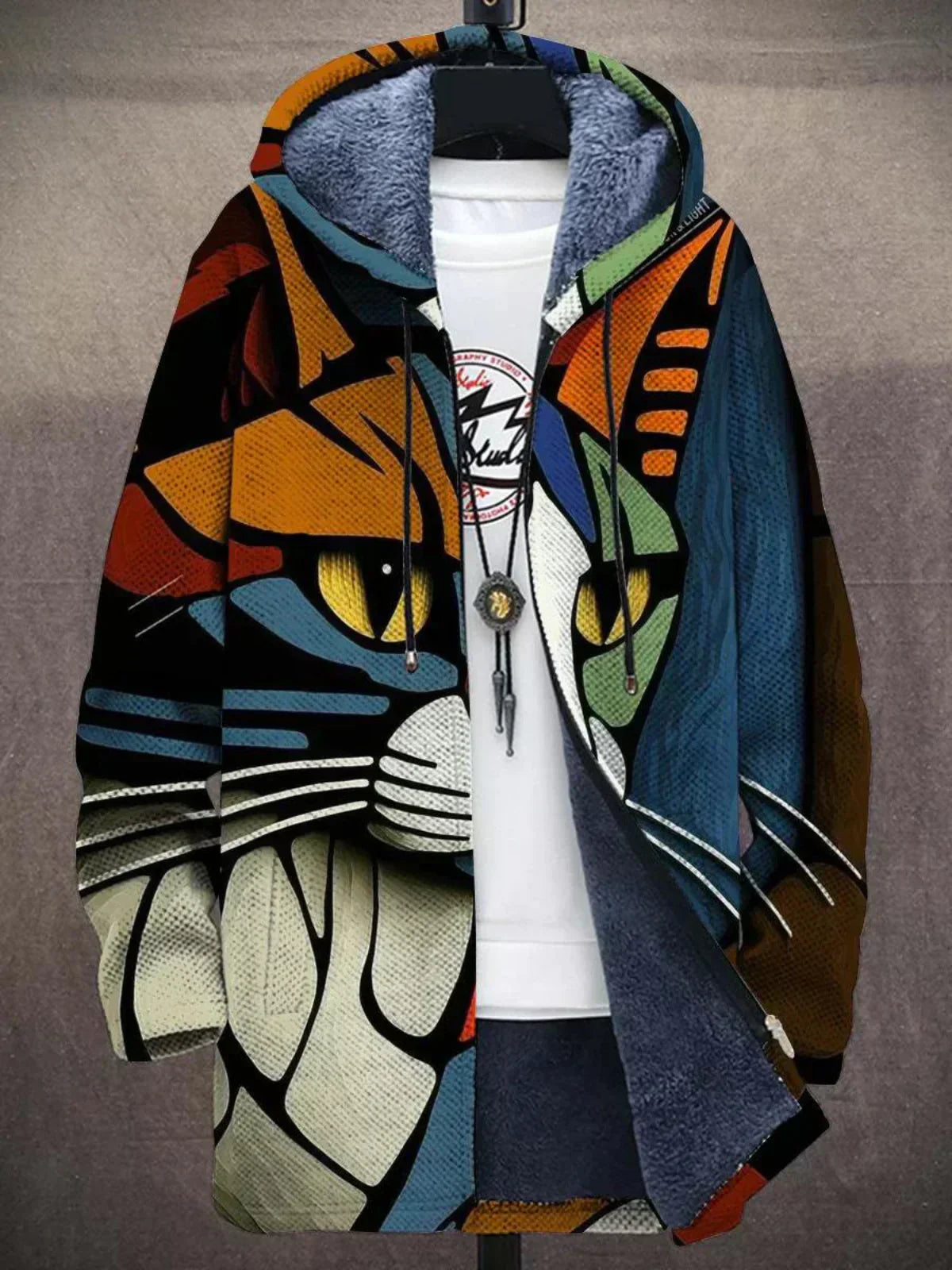 Roxane | Veste Capuche Patchwork Artistique