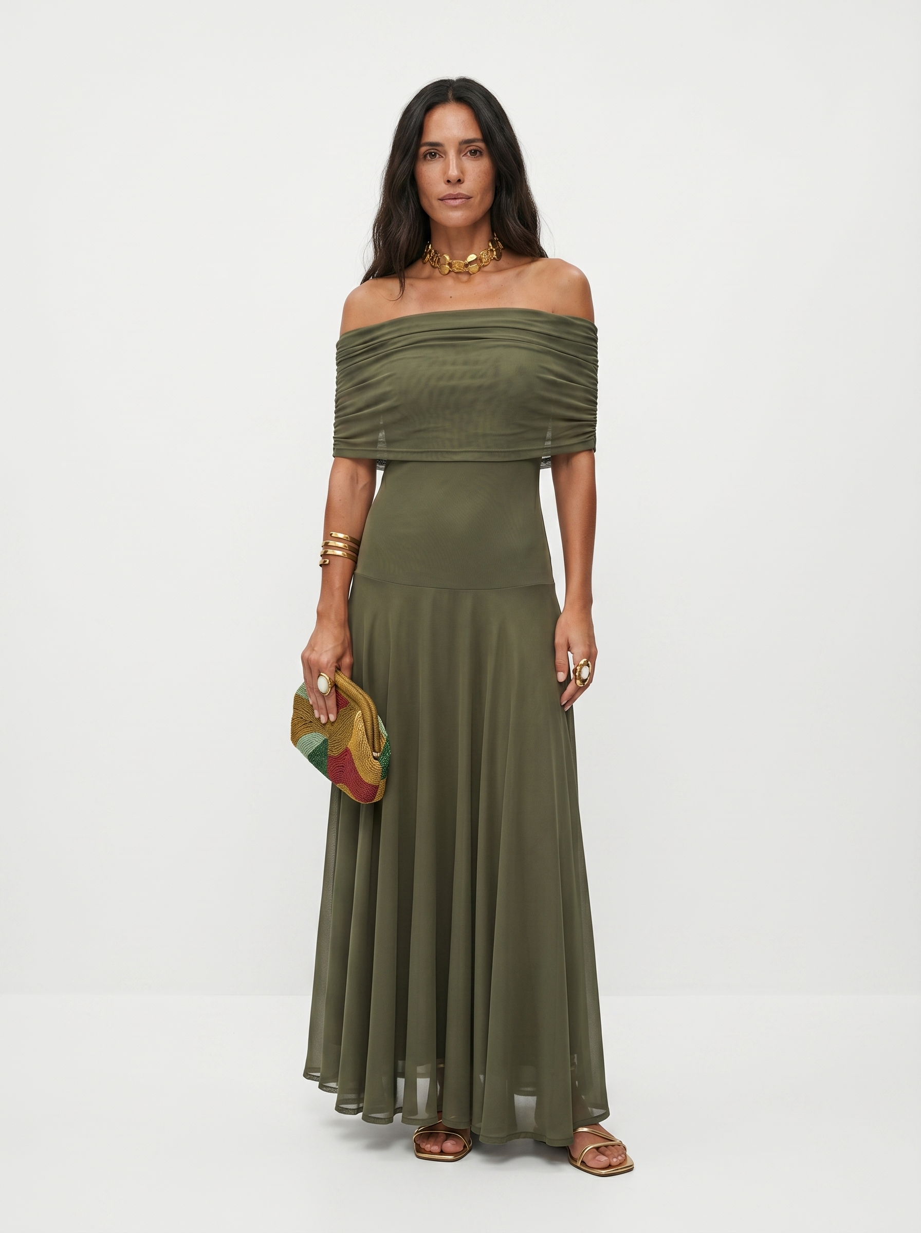 Jeanine | Robe longue élégante et épurée
