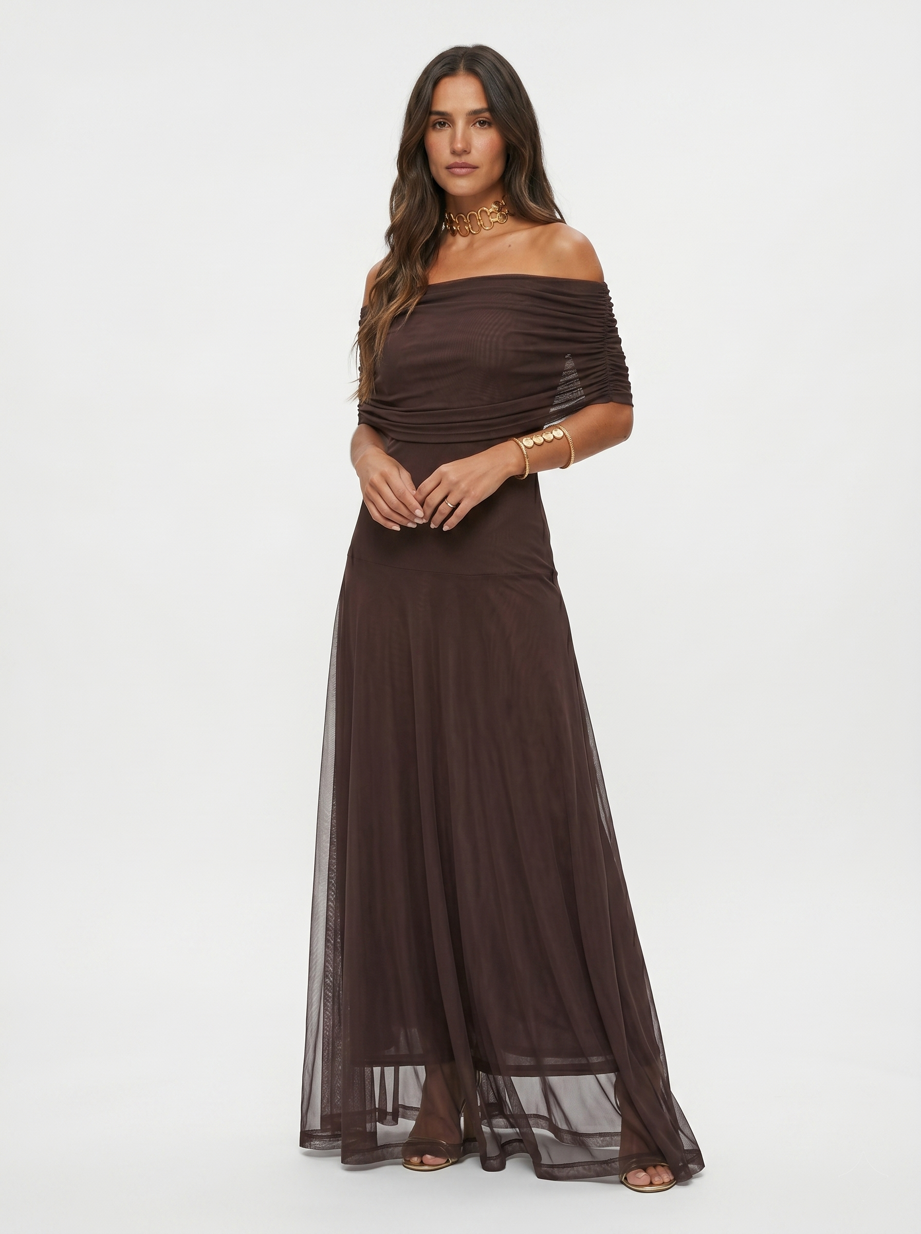 Jeanine | Robe longue élégante et épurée