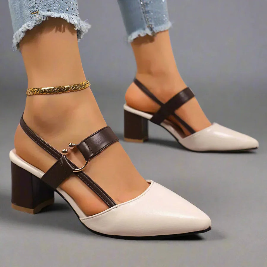 Josephine | Pointed Toe Block Heels