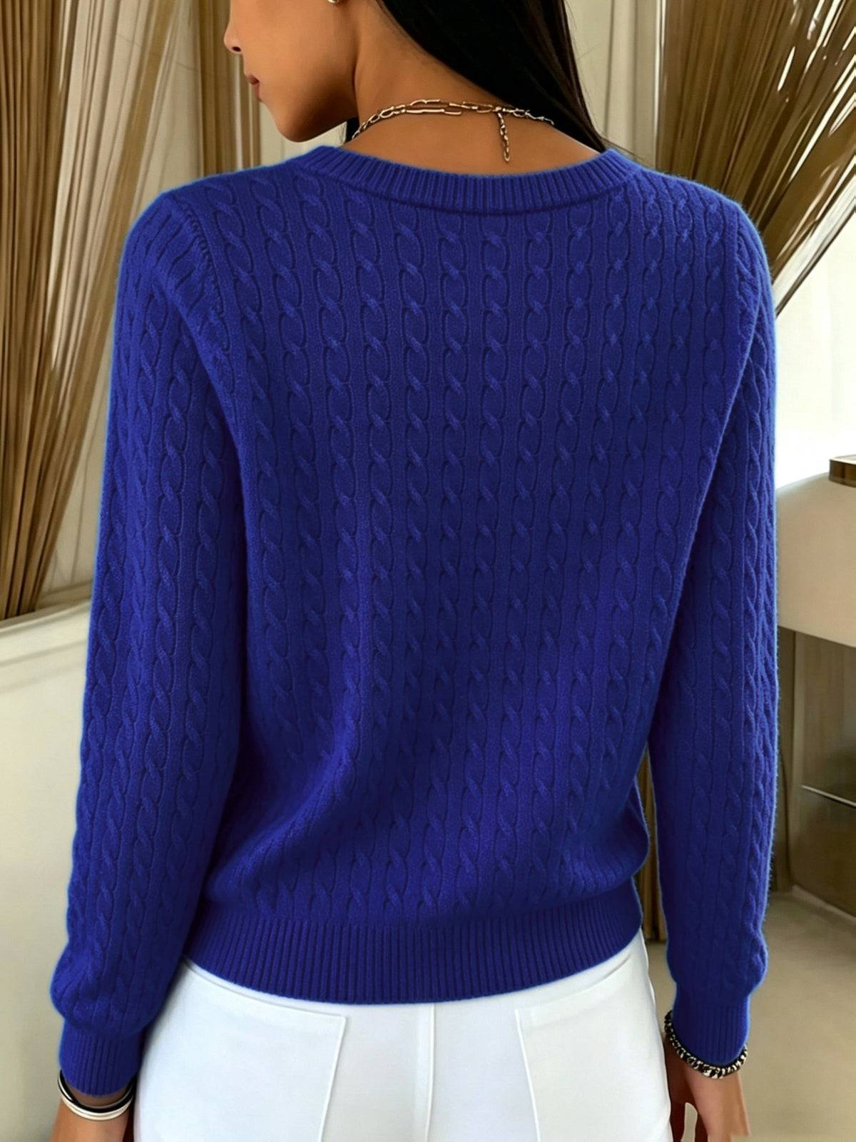 Geneviève | Cardigan Tricot Torsadé
