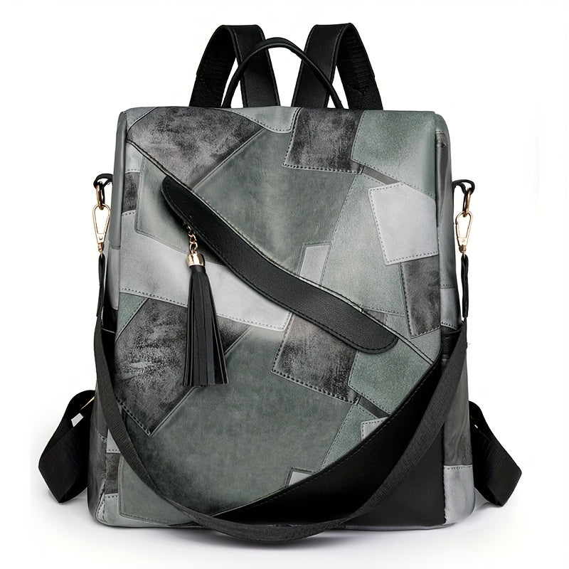 Célestine | Sac à Dos Patchwork en Cuir
