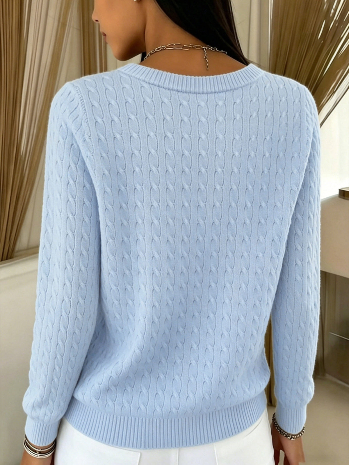 Geneviève | Cardigan Tricot Torsadé