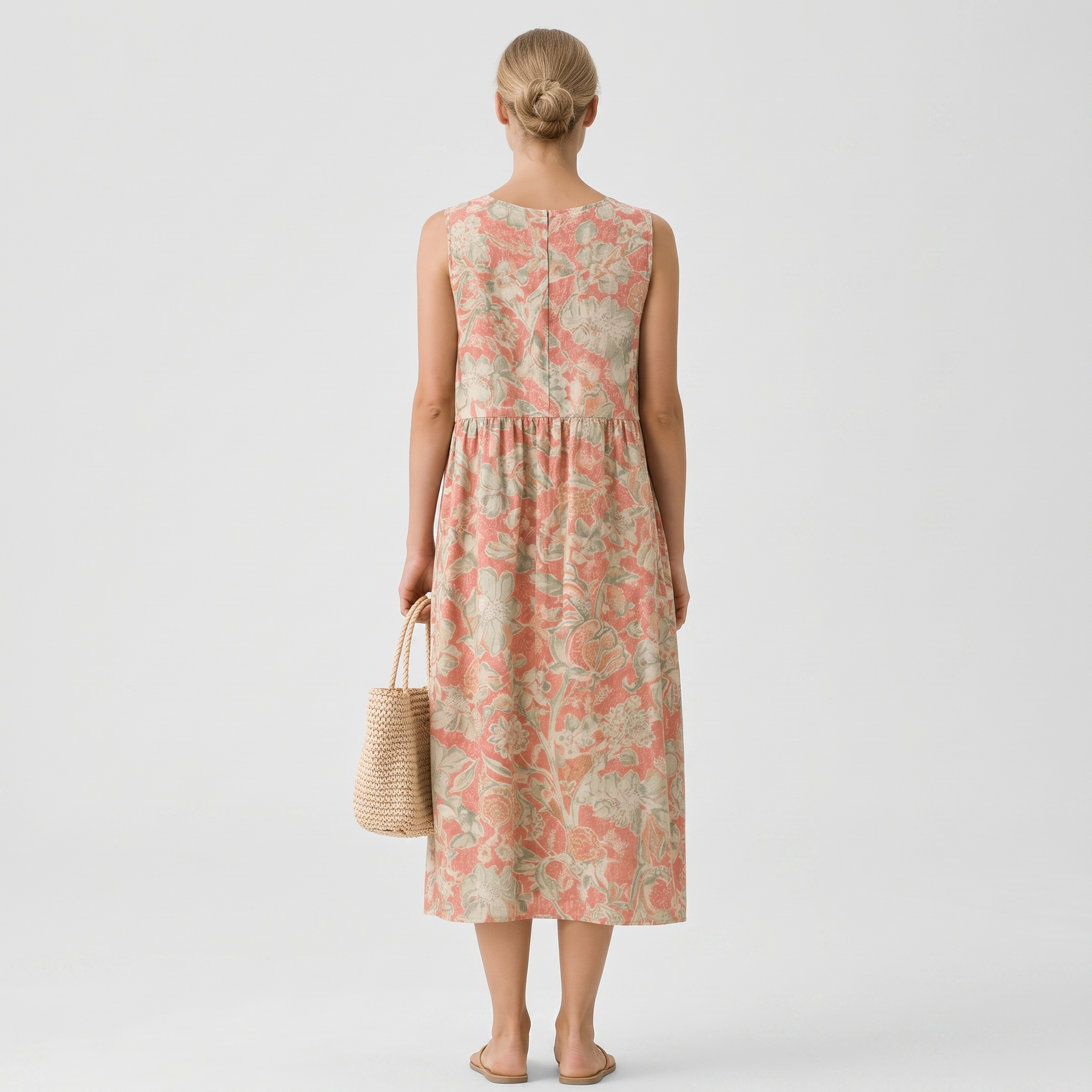 Éliane | Robe Longue Fleurie Élégante