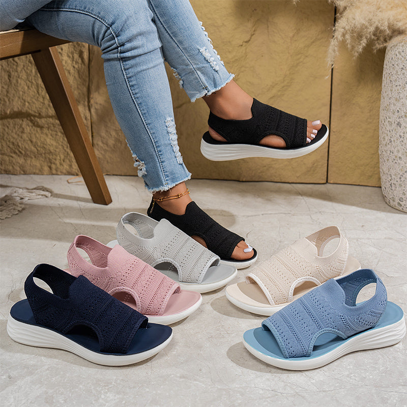Éloïse | Sandale Confort Tricot Respirant