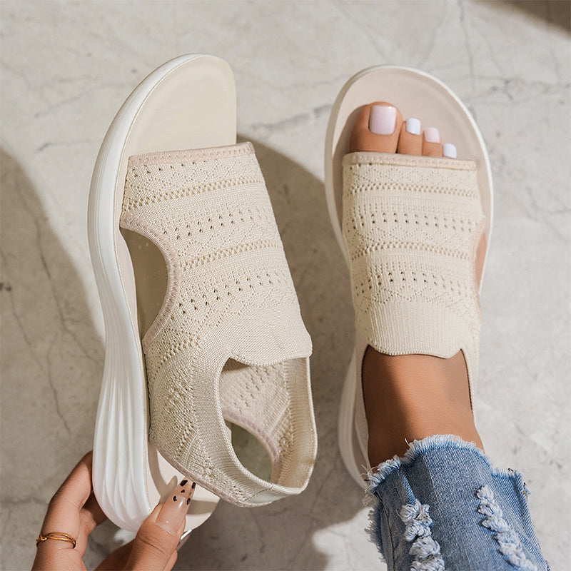 Éloïse | Sandale Confort Tricot Respirant