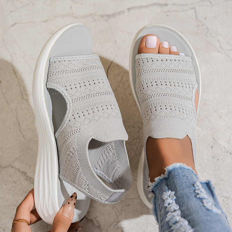 Éloïse | Sandale Confort Tricot Respirant