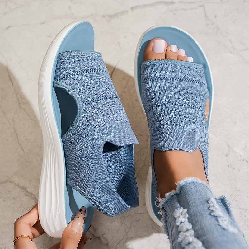 Éloïse | Sandale Confort Tricot Respirant