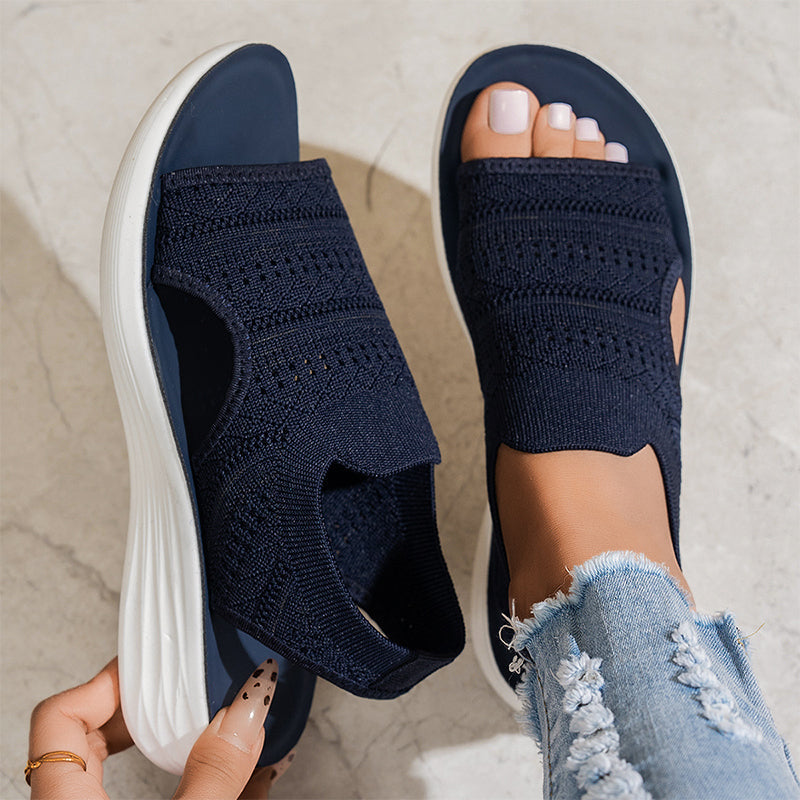Éloïse | Sandale Confort Tricot Respirant
