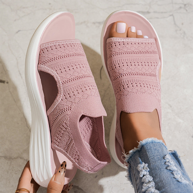 Éloïse | Sandale Confort Tricot Respirant